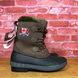 PAJAR CALI WATERPROOF WINTER BOOT BROWN BLACK